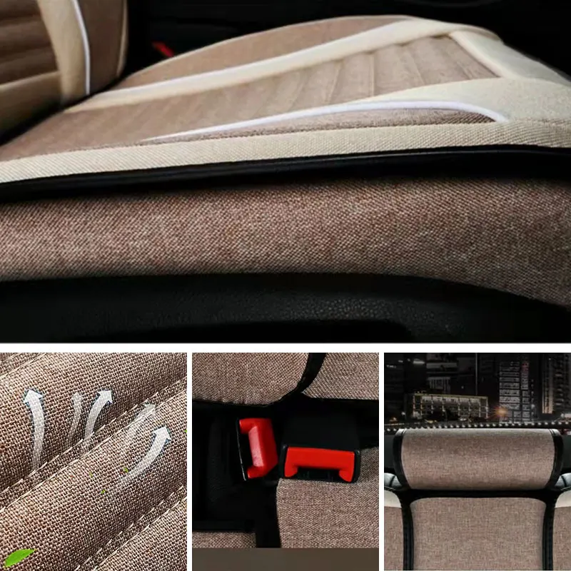 Скидка Универсальные высококачественные чехлы на передние и задние сиденья автомобиля, Дышащие чехлы на сиденья, аксессуары для интерьера автомо...