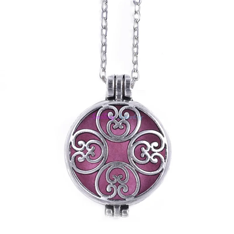 Винтажные медальоны серебряного цвета 1 шт. эфирное масло ароматерапия диффузор