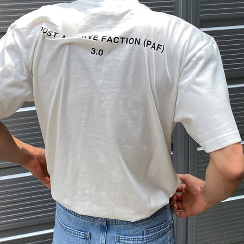 

PAF 3,0, Популярные Аниме футболки с витой плечевой складкой, лучшее качество, 100% хлопок, летняя одежда для женщин/мужчин