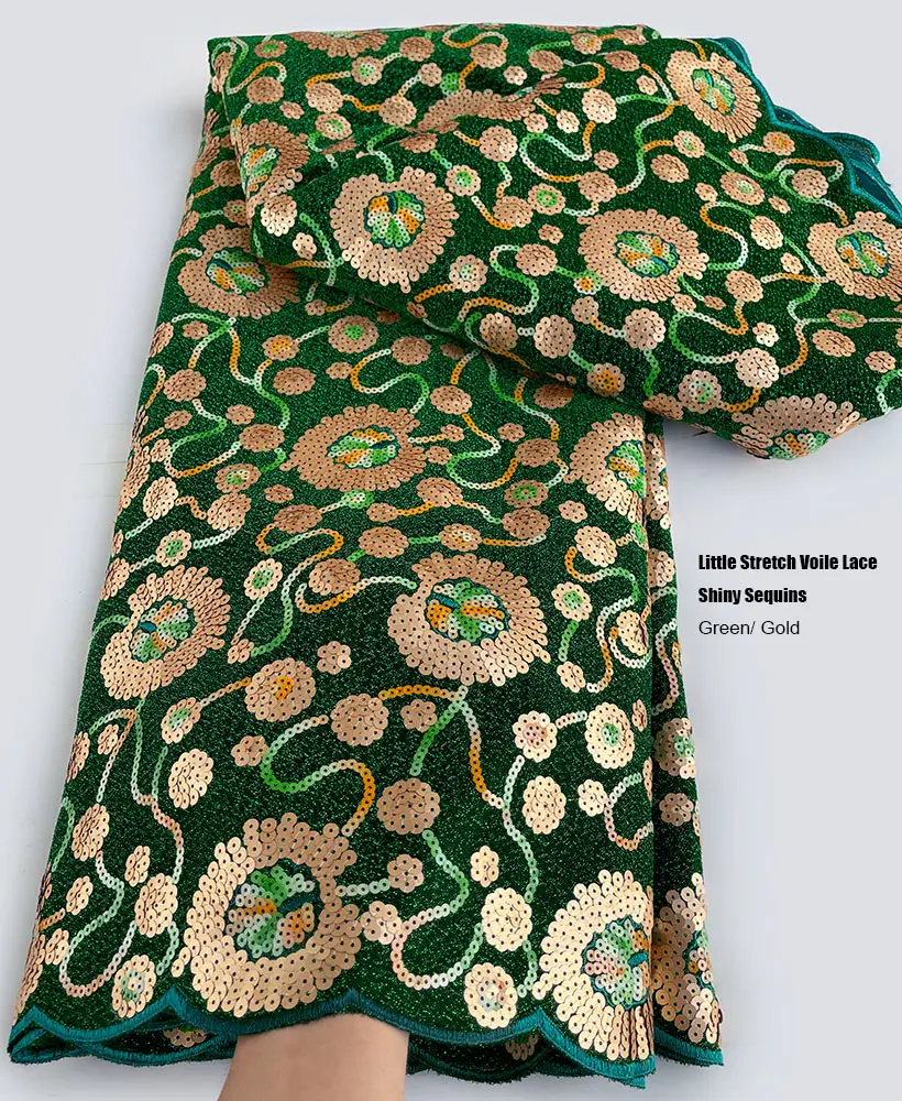 Кружевная вуаль с двойными блестками 5 ярдов сетчатой подкладкой вышивкой