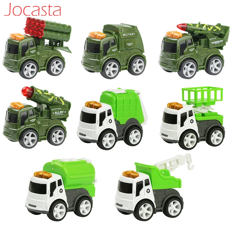 Модель автомобиля из сплава для мальчиков 4 шт./компл. инерционная машинка