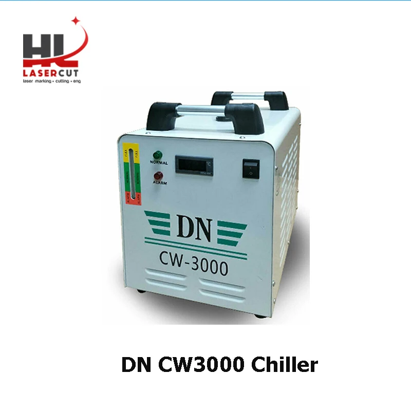 CW3000 промышленный охладитель для воды Co2 лазерный CO2 гравировальный станок резки