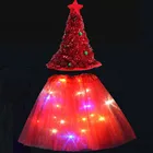 Фонарик со светодиодный Ной юбкой и пачкой, головной убор с деревом, подарок, эльф, косплей, Волшебная сказочная палочка, Пасха