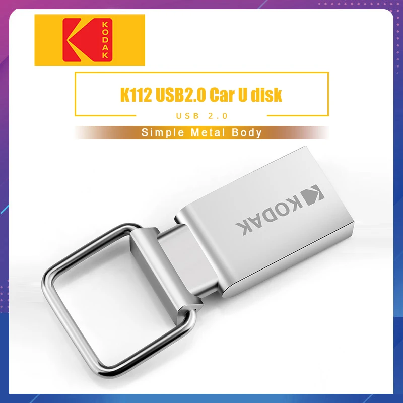 Kodak K112 мини металлический usb флэш накопитель 16 Гб карта памяти Флеш 32 ГБ 2 0 Флешка 64