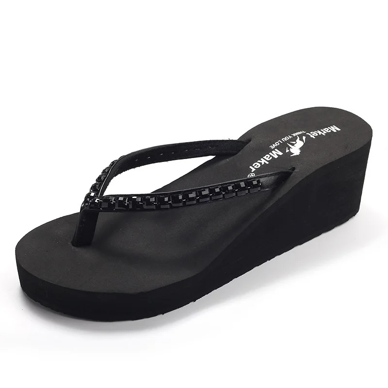 

Summer Shoes Slippers Fashion New Women Flip Flops Designer Beach Sandals Ladies Summer Shoes Sandals Mujer High Heel Slides