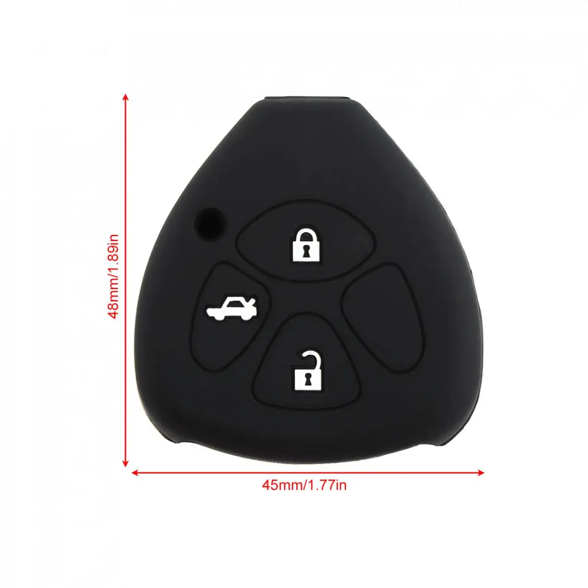 3 кнопки силиконовые прямые пластины ключи Чехол протектор держатель для Тойота