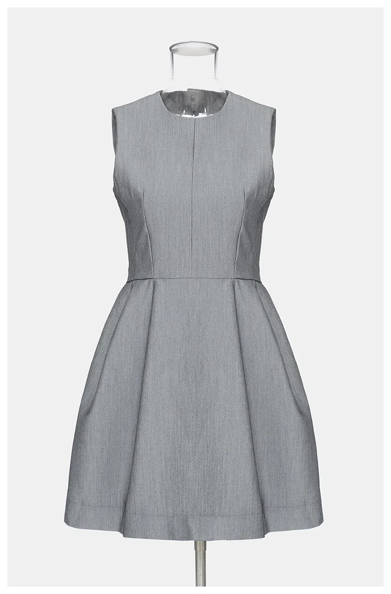 

MSXU Elegant Sexy Backless Fit and Flare Casual Party Club Cocktail Women Skater A-Line Dress