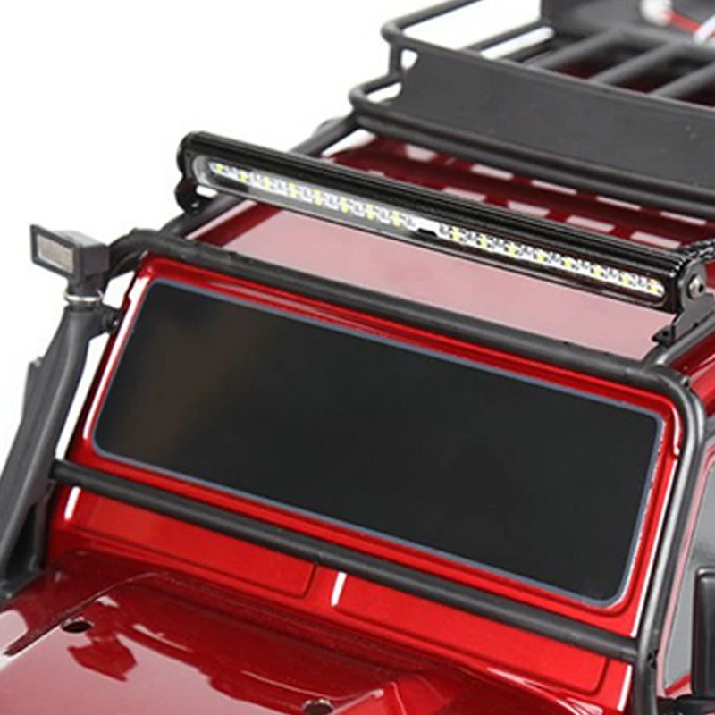 

Metal LED Roof Lamp Light Bar for 1/10 RC Crawler Traxxas Trx-4 Trx 4 SCX10 90027 & SCX10 II 90046 90047