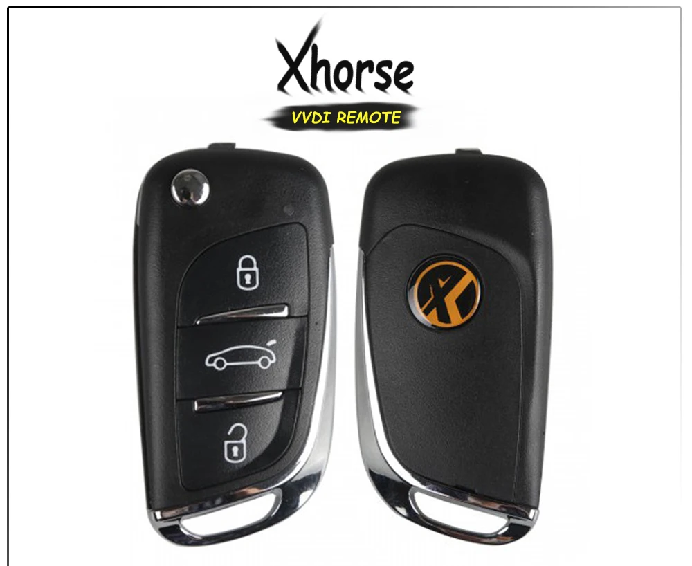 KEYECU(английская версия) Xhorse DS стиль X002 Серия 3 кнопки универсальный дистанционный ключ для VVDI ключ инструмент, X002 серия