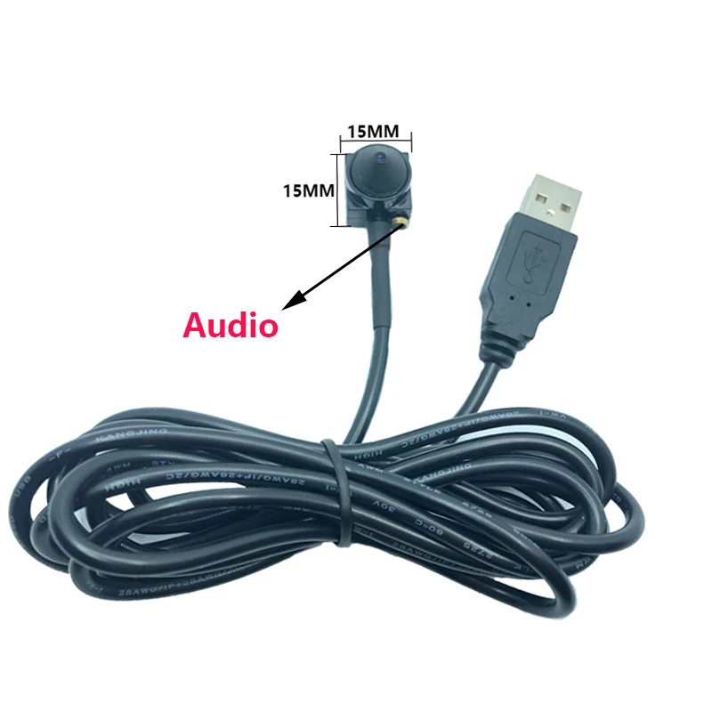 HD1080P/2MP USB 2,0 Мини CCTV камера 3,7 мм объектив microusb полоса аудио камера с USB веб-камерой для использования Windows компьютер ПК ноутбук