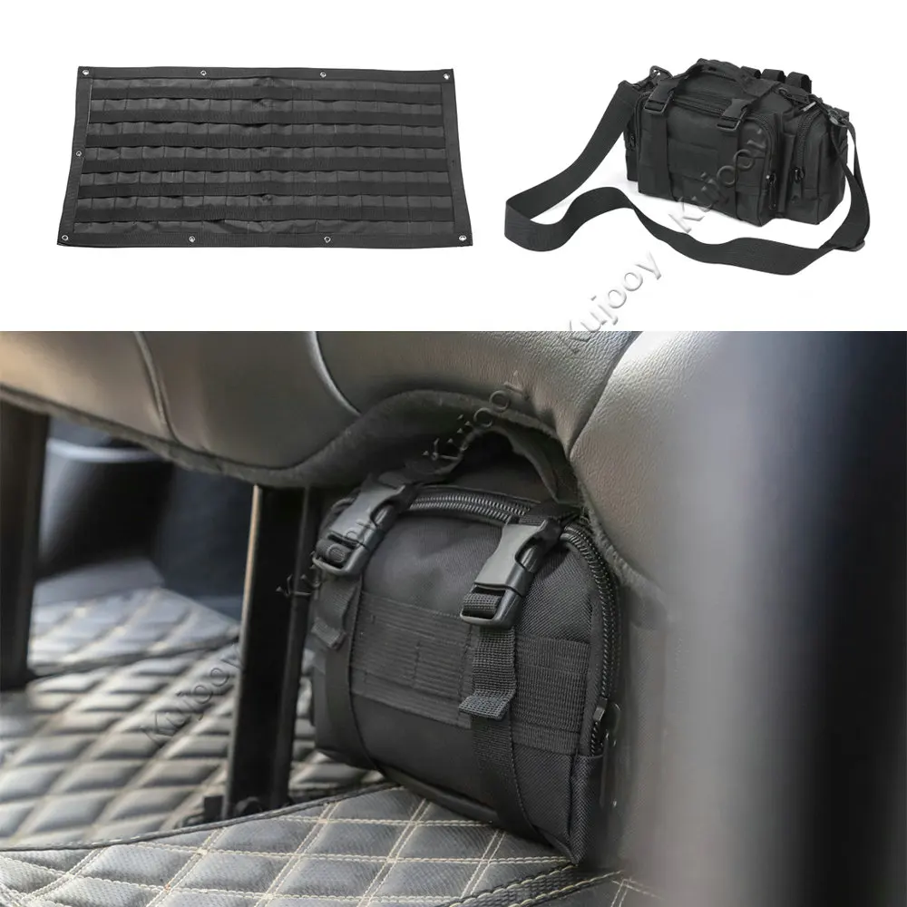 Multifunctional Storage Box Tail Rear Trunk Organizer Pocket Case for Jeep Wrangler Car Styling Accessories | Автомобили и