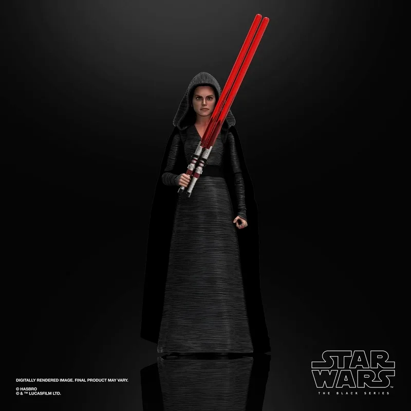 Экшн-фигурка Hasbro 6 дюймов оригинал Звездные войны черная коробка Рей темная