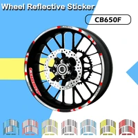 motorcycle wheel sticker reflective rim stripe tape motorbike decal styling stickers for honda cb650f cb 650f