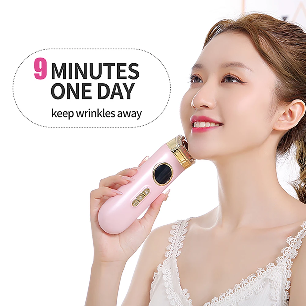 EMS массажер для лица RF радиочастотная машина ультразвуковой повышает упругость