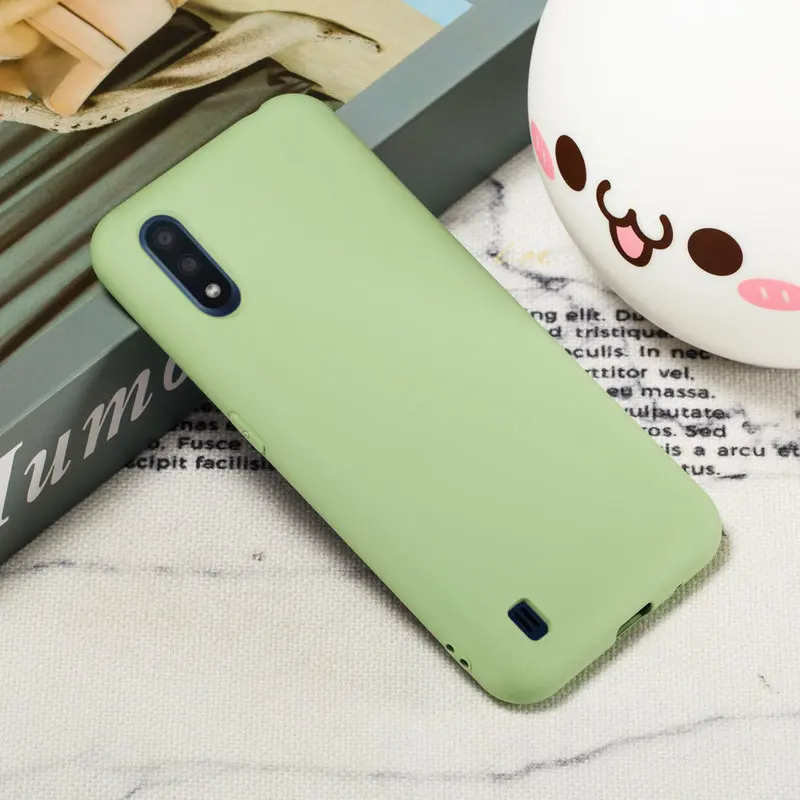 

For Samsung M01 Case Luxury Liquid Silicone Phone Case For Samsung Galaxy M01 SM-M015F 5.7 inch Shockproof Protector Back Cover