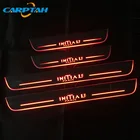 Carptah акриловые перемещение СВЕТОДИОДНЫЙ Добро пожаловать педаль автомобиль накладка педаль порога путь светильник для Renault Initiale Paris 2019 2020