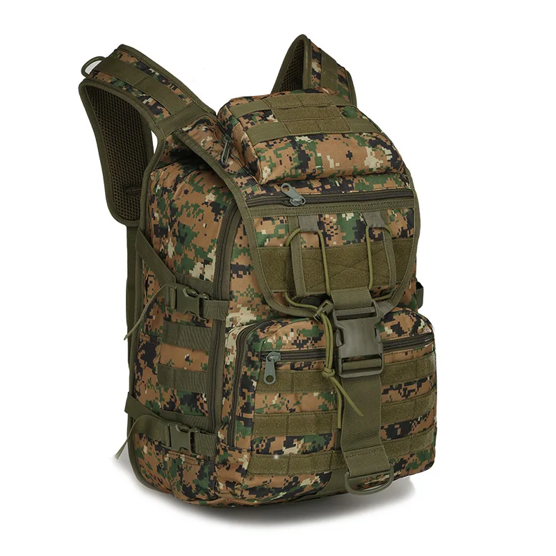 

Outdoor double shoulder tactical bag waterproof mountaineering bag hiking camouflage backpack wear resistant double shoulder bag