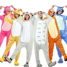 Аниме Onesie для женщин сна Детская пижама с принтом Кигуруми