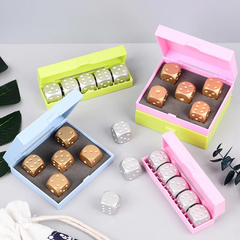 5 шт./компл. кубики из алюминиевого сплава Пинцет многогранные для Маджонга