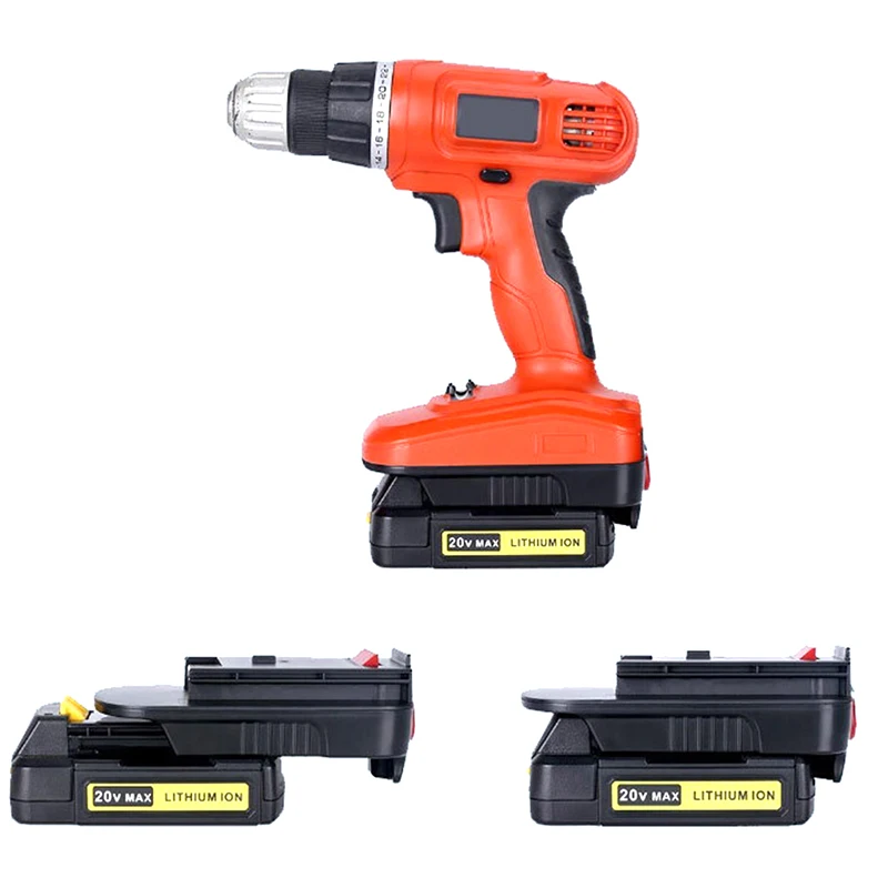 1 шт. адаптер для аккумулятора Black Decker 18 в|Аксессуары электроинструментов| |