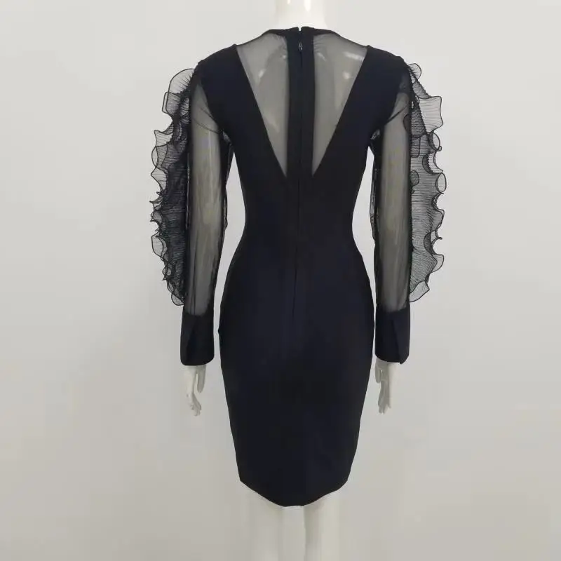 2019 вискозное элегантное женское Клубное платье Vestidos осенняя мода сексуальное с