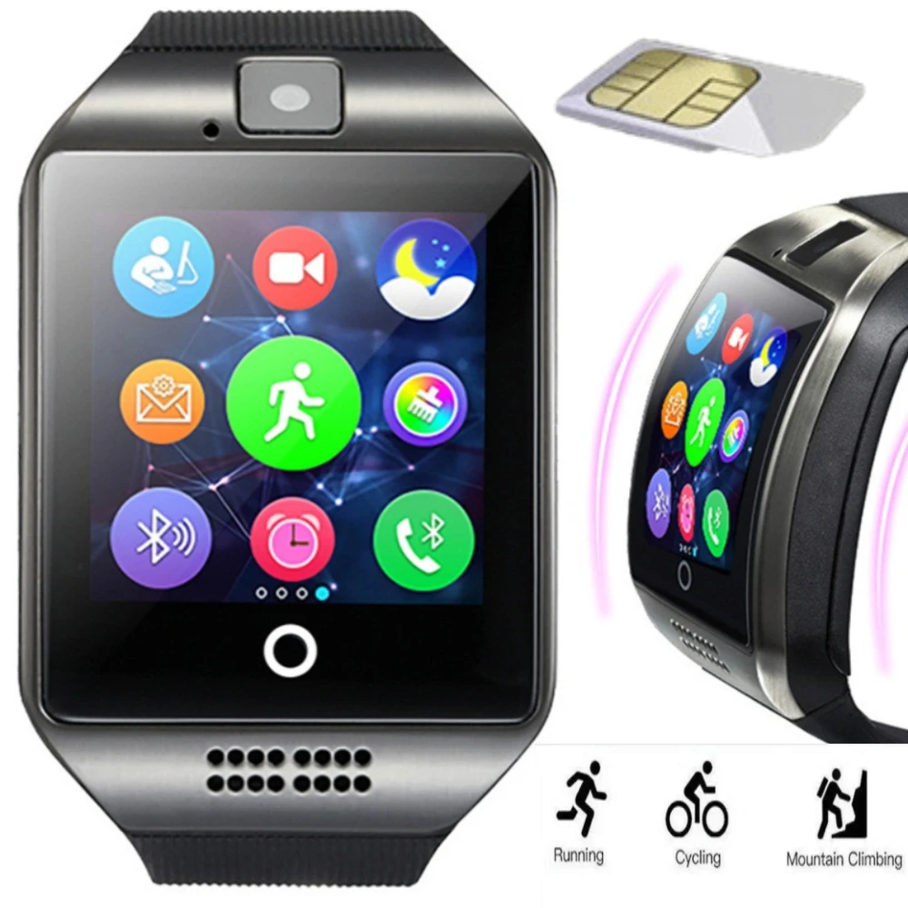 

Смарт-часы Q18 мужские с поддержкой Bluetooth, слотом для SIM-карты и TF-карты
