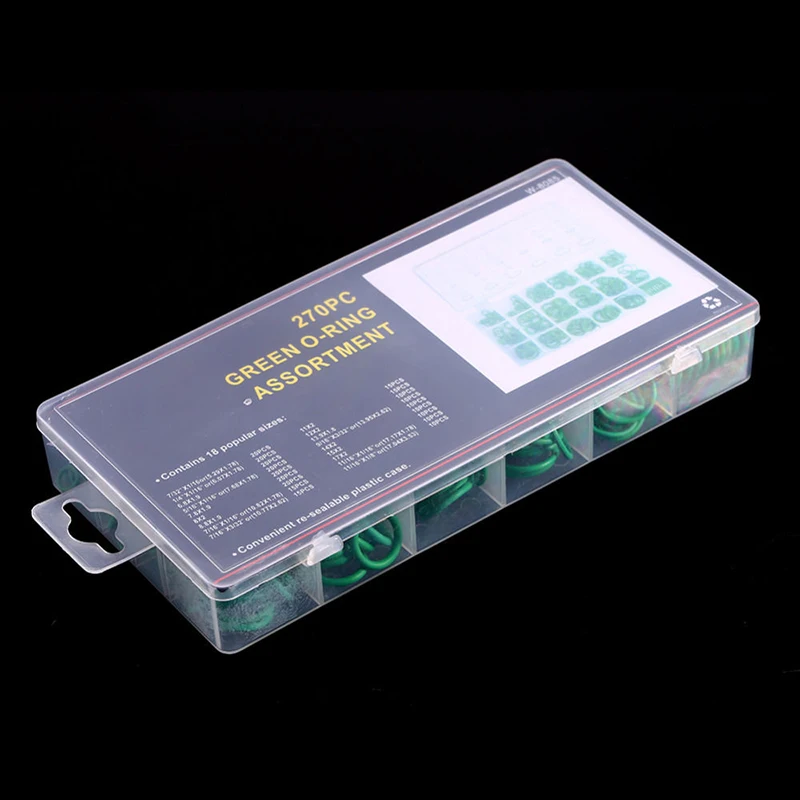 270 шт. уплотнительные кольца для автомобиля 18 размеров A/c прокладка сантехники