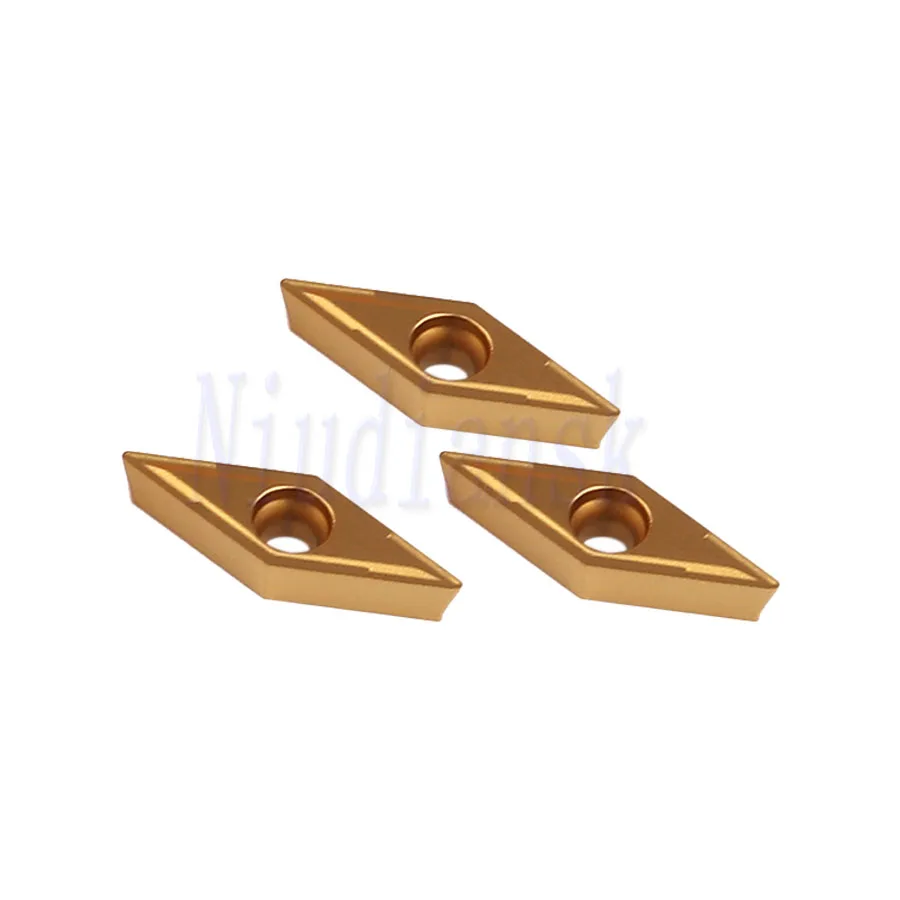Токарный инструмент VCMT110304 US735 VCMT110308 UE6020 твердосплавные пластины VP15TF для