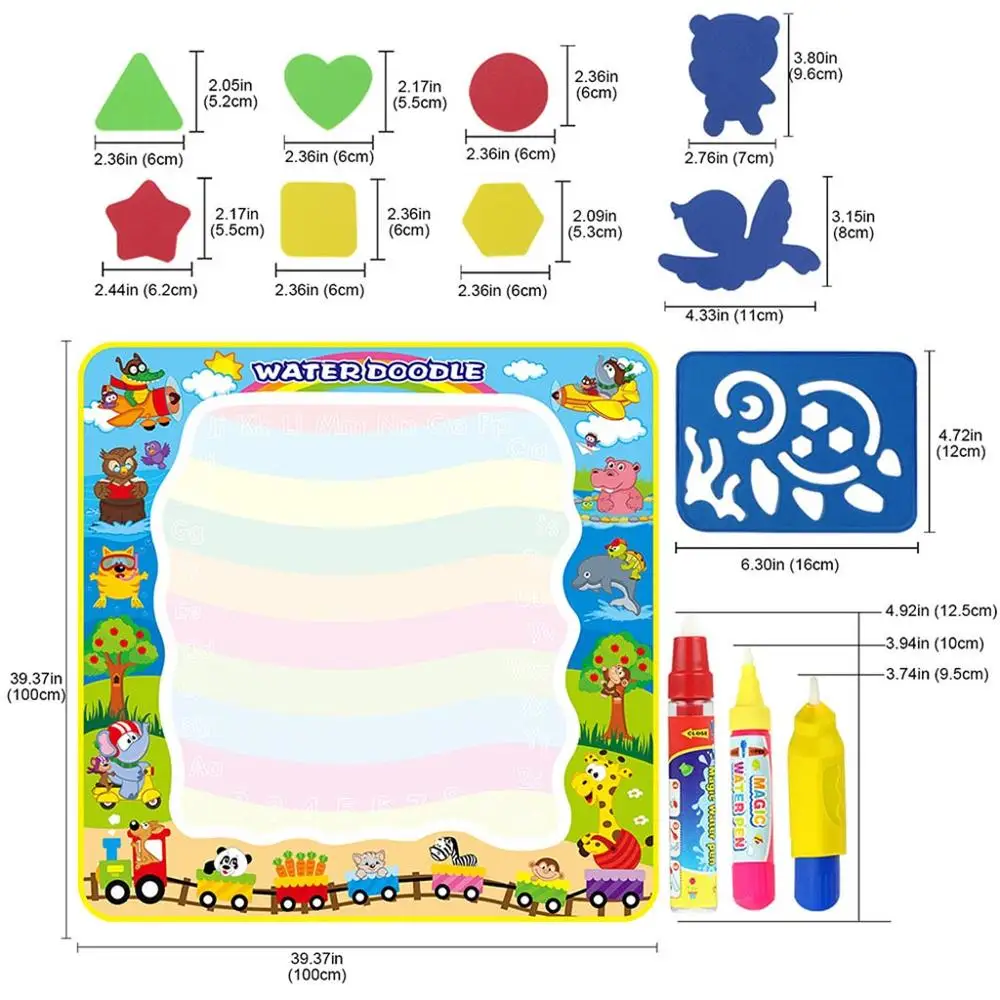 Детский коврик для рисования и письма развивающая игрушка помогает в