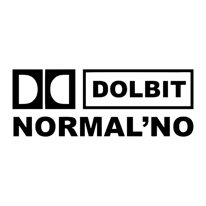

наклейки на авто Долбит Нормально,Dolbit Normalno водонепроницаемые наклейки на машину наклейка для авто автонаклейка стикер этикеты винила наклейки стайлинга автомобилей украшения на бампере автомобиля заднее стекло