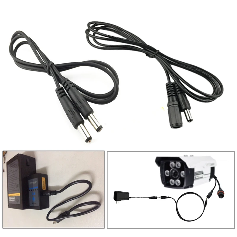 Новый 1 шт. м DC мощность удлинитель Шнур для низкого напряжения постоянного тока