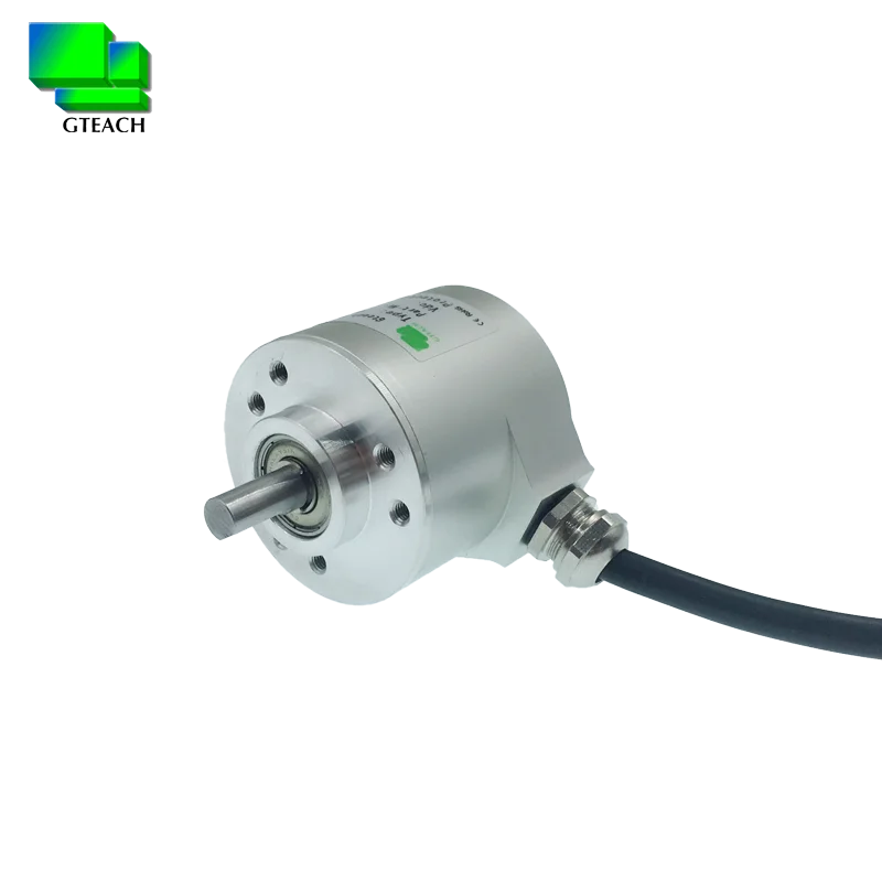 

36000 ppr rotary encoder high resolution Anti-interference ABZ phase Diameter 38mm shaft 6mm type incremental position sensor