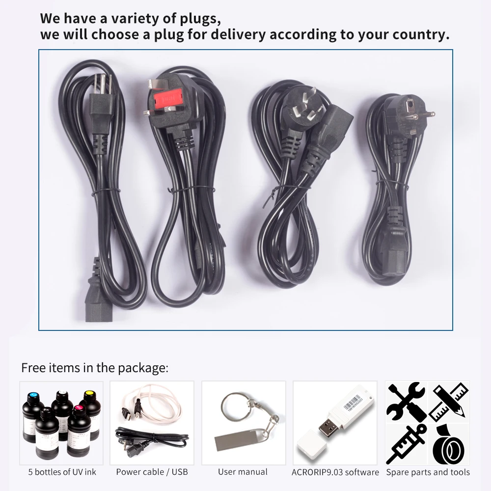 Цилиндрический/плоский/подъемный тиснением с помощью одной кнопки печати A3 UV