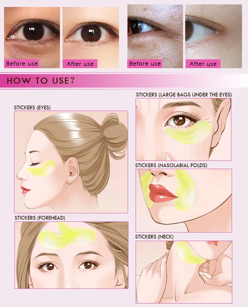 10 упаковок увлажняющая маска для глаз с витамином С манго против морщин