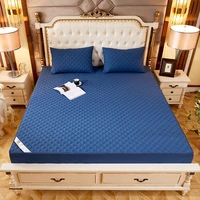 new thicken quilted mattress cover with zipper waterproof mattress cover king queen quilted bed fitted sheet customizable