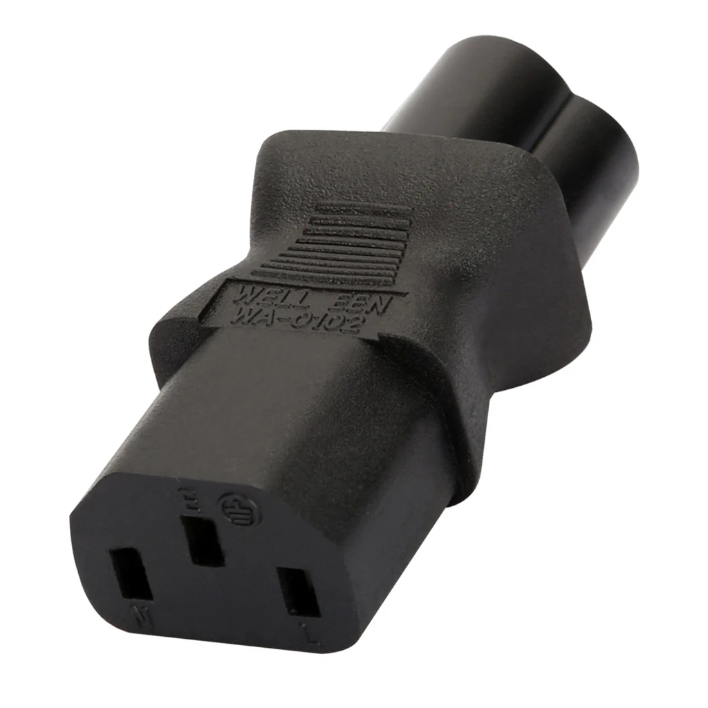 

Plug Converter Adapter PDU UPS C13 A C6 IEC320 C13 A C6 Kettle To Laptop Power NEW HOT