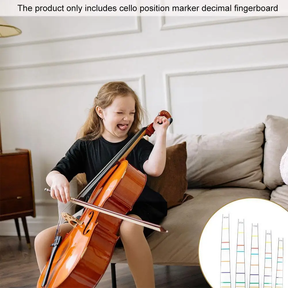 

Cello Position Marker Decal Fingerboard Fret Guide Label Beginner White Profinger Chart Accessories Cello White Sticker Beg R1p0