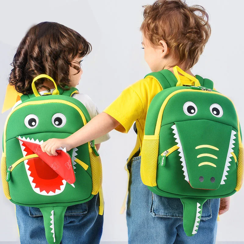 

Baby Harness Backpack Kids Preschool Bag Infant Toddle Boys Girls Neoprene Anti-lost Animal Kindergarten Design Bags Schoolbag