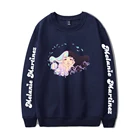 Толстовка с длинным рукавом и круглым вырезом, унисекс