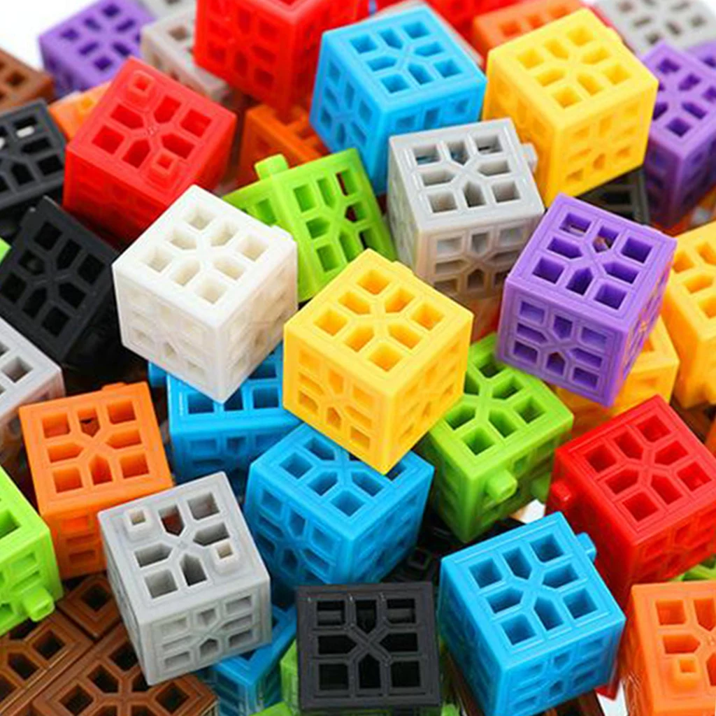 

108 Pieces 10 Color Square Blocks Early Educational Puzzle Toy for