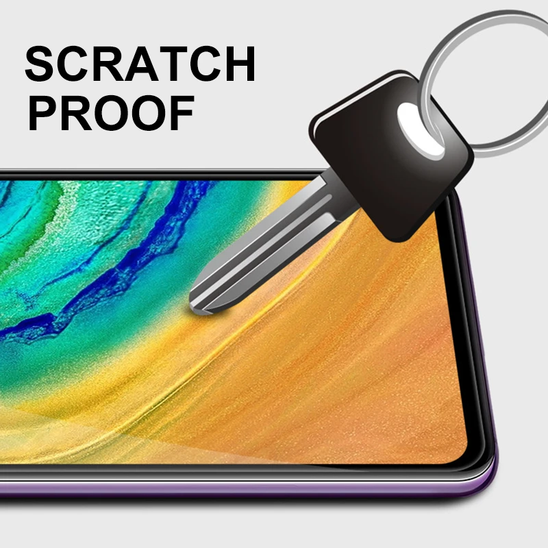 Funda completa de vidrio templado para Huawei Nova 6, Protector de pantalla HD, pegamento completo de vidrio para Huawei Nova 6, vidrio para tel&eacute;fono Nova 6, 6,57 pulgadas-2