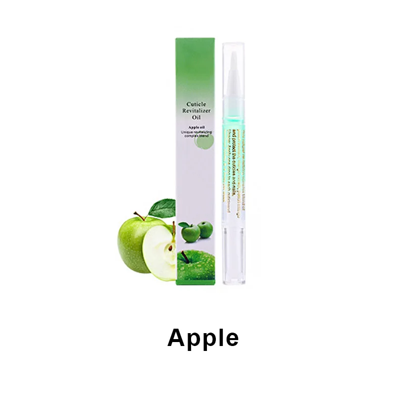 1 PC 5ML Nail Cuticle Oil Revitalizer Nutrition Nail Art Tools For Manicure Care Nail Treatment Cuticle Revitalizer Oil Prevent - Цвет: Apple