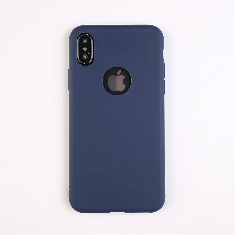 Новые простые чехлы для телефонов iPhone 6s 7 8 Plus X XS MAX XR одноцветные Чехлы ярких