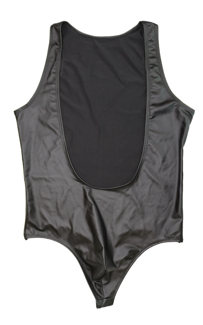 Мужское нижнее белье эротические латексные трусы лакированная кожа фетиш