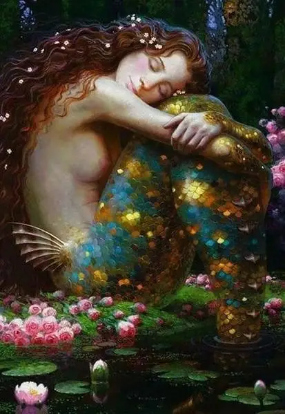 

Diamond Painting Kits - Mermaid Sleeping PIX-276