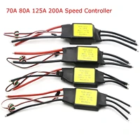mitoot rc esc 70a 80a 125a 200a brushless esc speed controller 5v 5a ubec with slow start for rc airplanes helicopter rc drone
