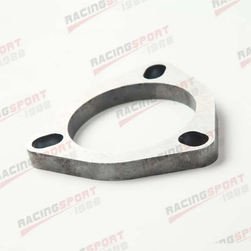 

3" inch 3 Bolt Mild Steel Slotted Flange Exhaust Downpipe Pipe Catback Header