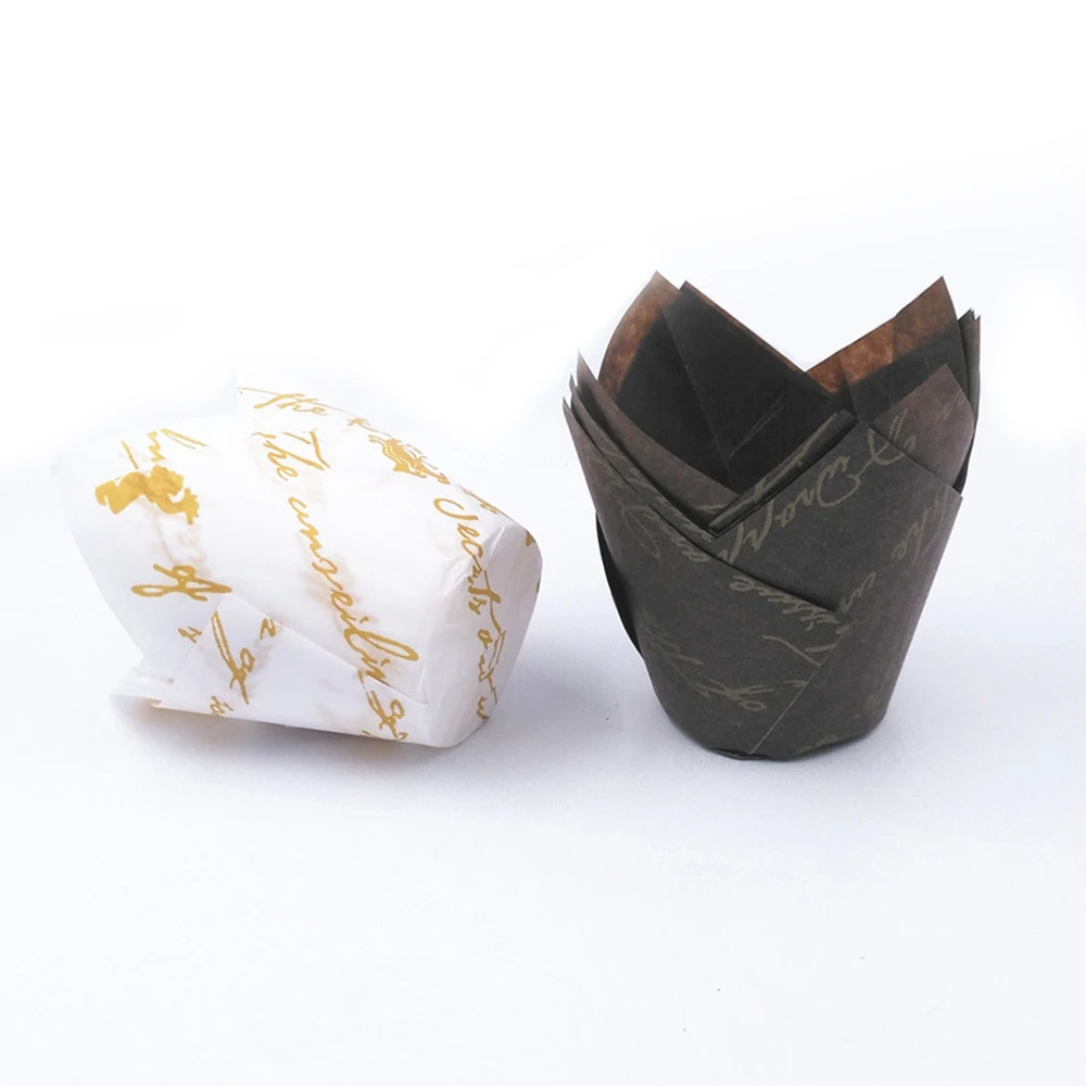 Новостные бумажные подкладки для кексов 50 шт. чашка выпечки свадебной вечеринки