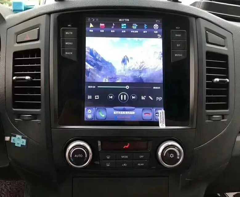 Мультимедийный плеер в стиле Tesla автомобильный стерео проигрыватель на Android с GPS