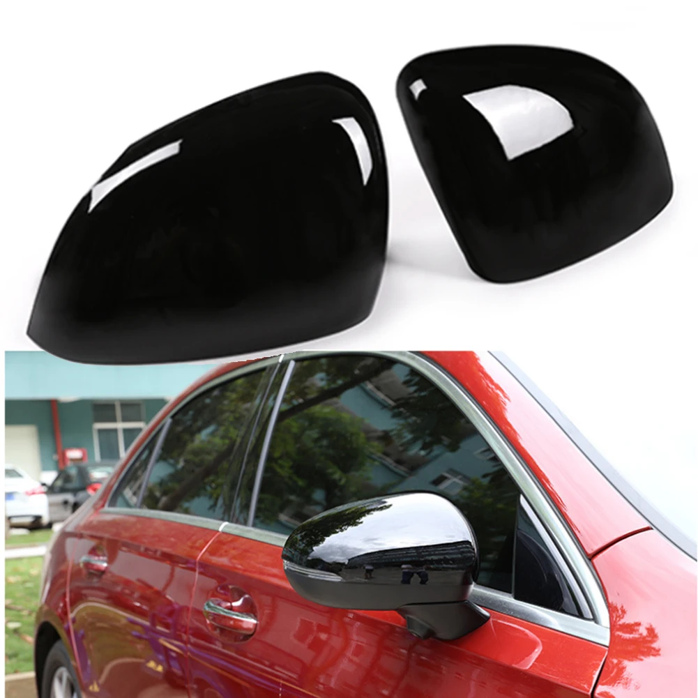 

Gloss Black Car Rearview Mirror Cover Side Mirrors Decoration For Mercedes Benz A-Class W177 A180 A200 A250 2019 2020 2021 2022